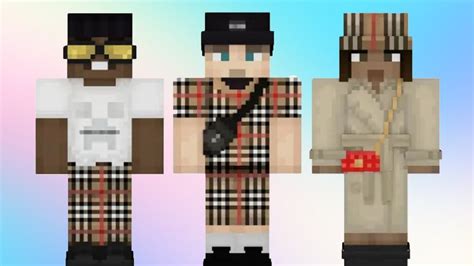 Burberry minecraft skin